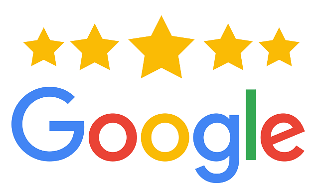 5 stars on Google